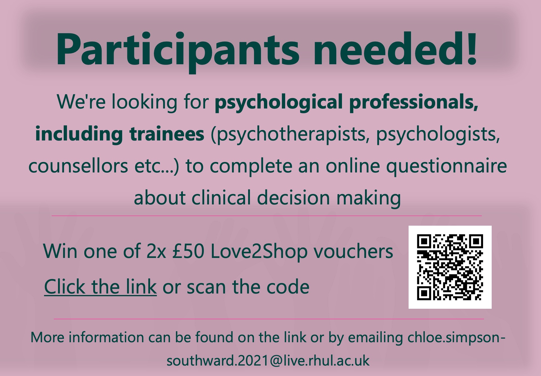 Participants needed
